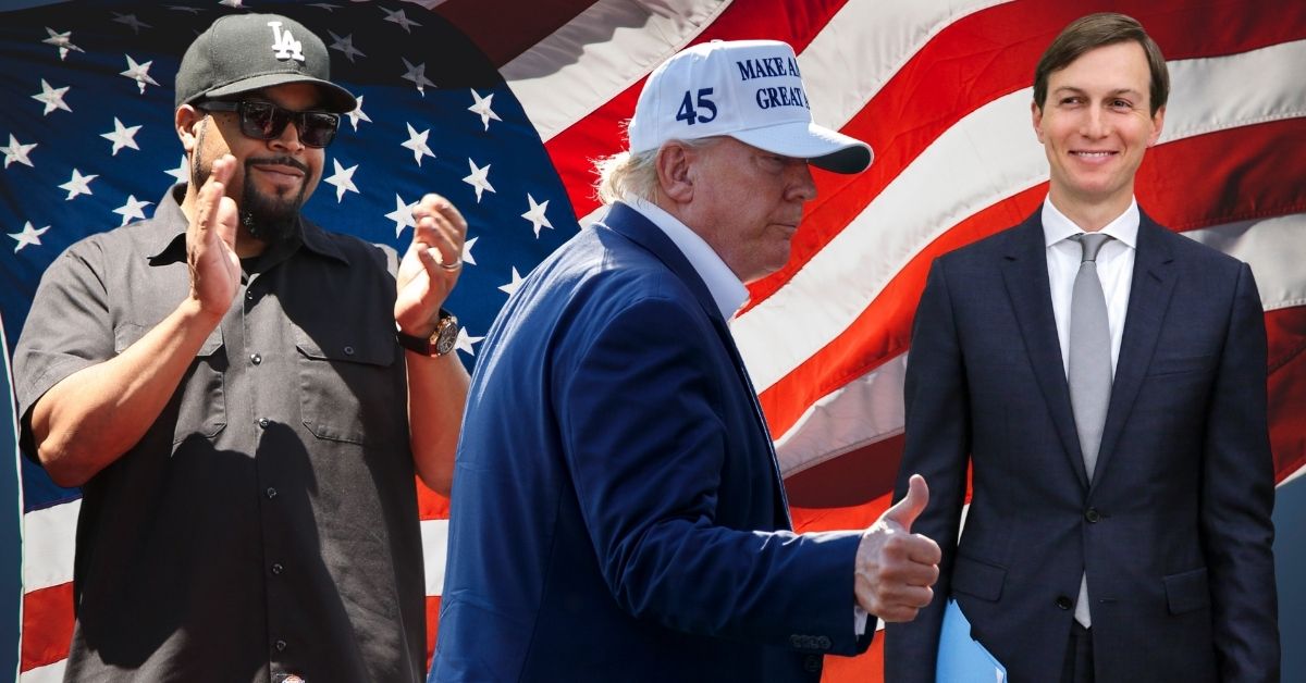 Ice Cube, Trump and Kushner