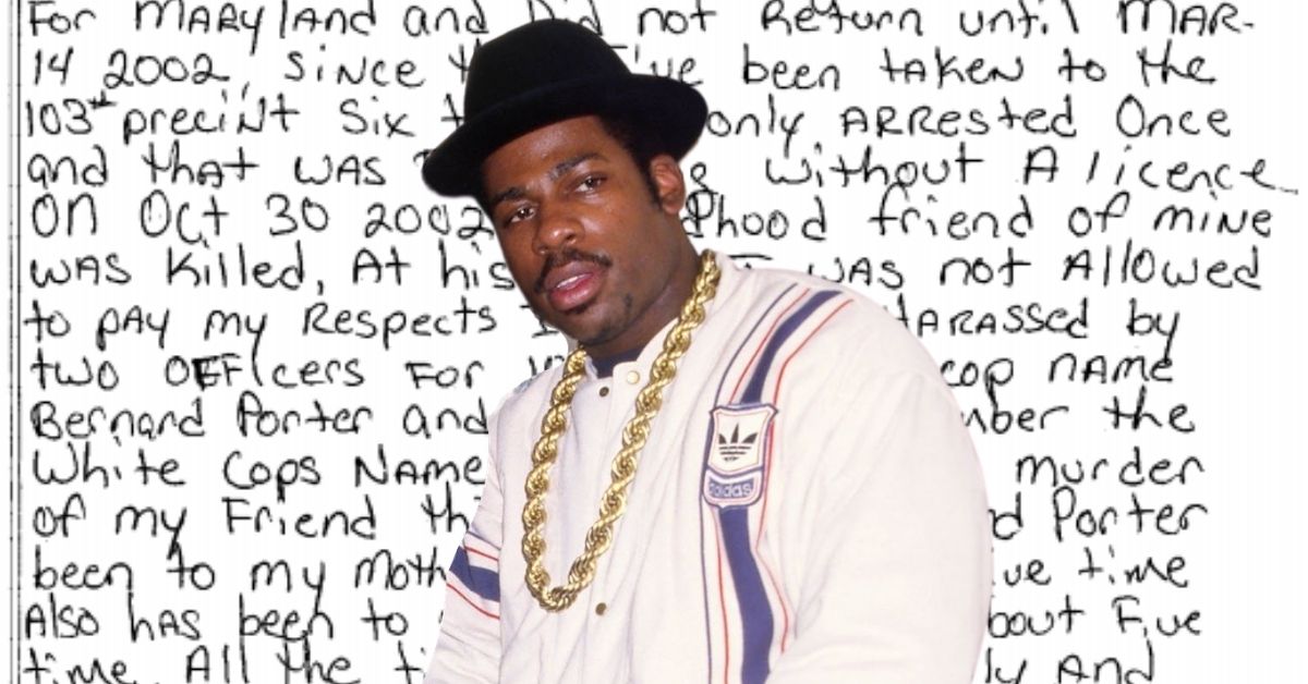 Jam Master Jay:Tinard Washington Letter