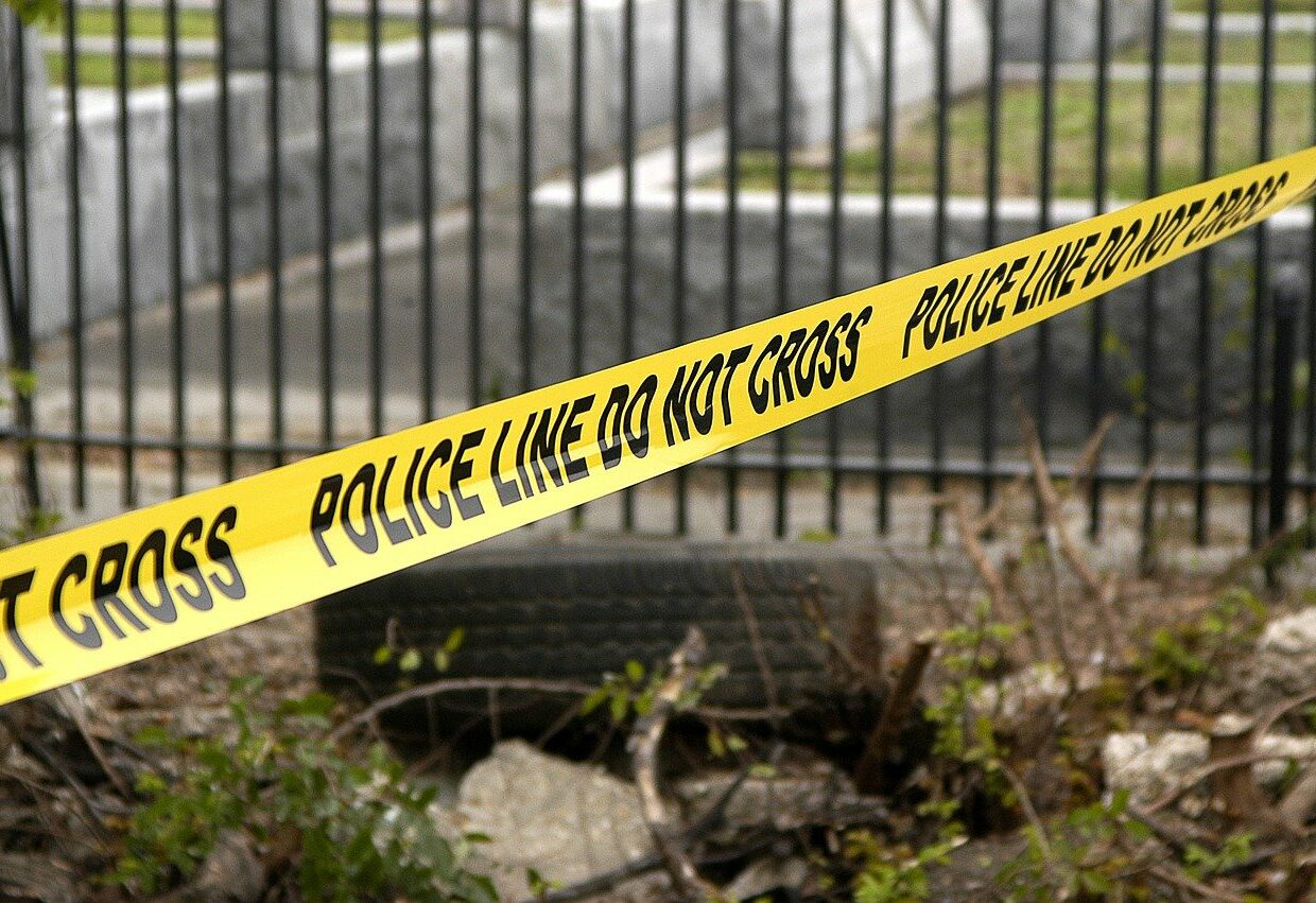 police line, yellow, crime - detroit - michigan - rappers