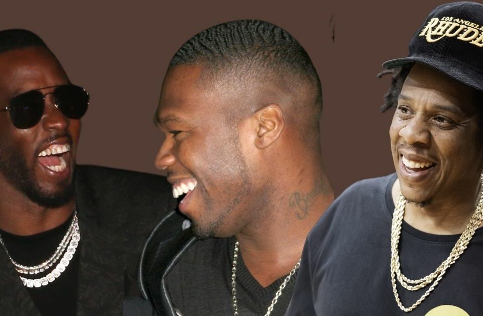 Diddy, 50 Cent and Jay-Z