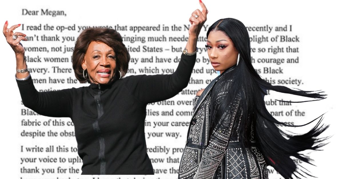 Maxine Waters and Megan Thee Stallion