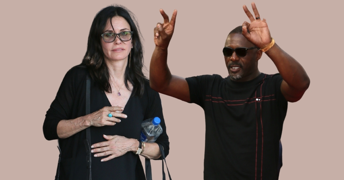 Courteney Cox and Idris Elba