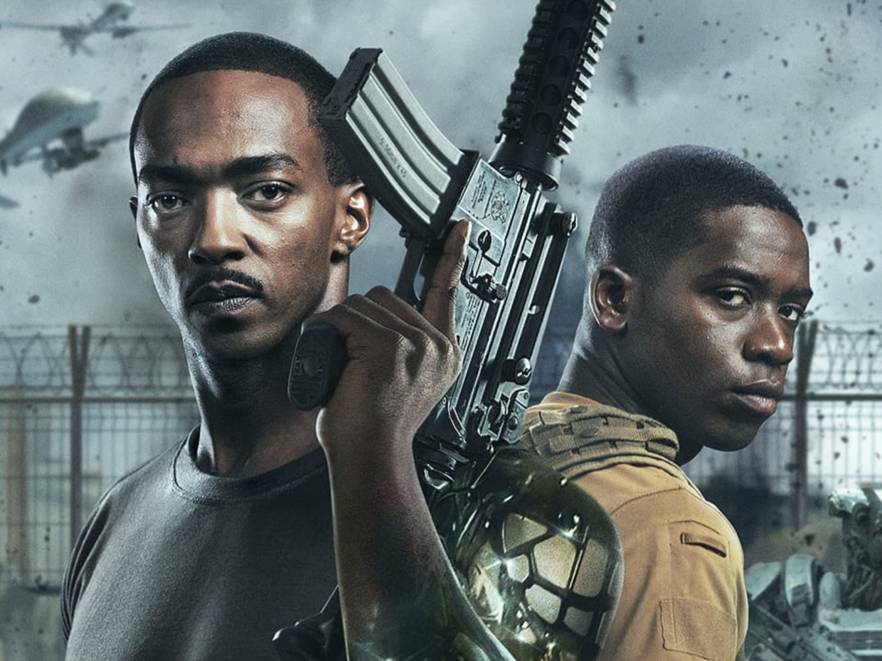 Anthony Mackie Outside The Wire