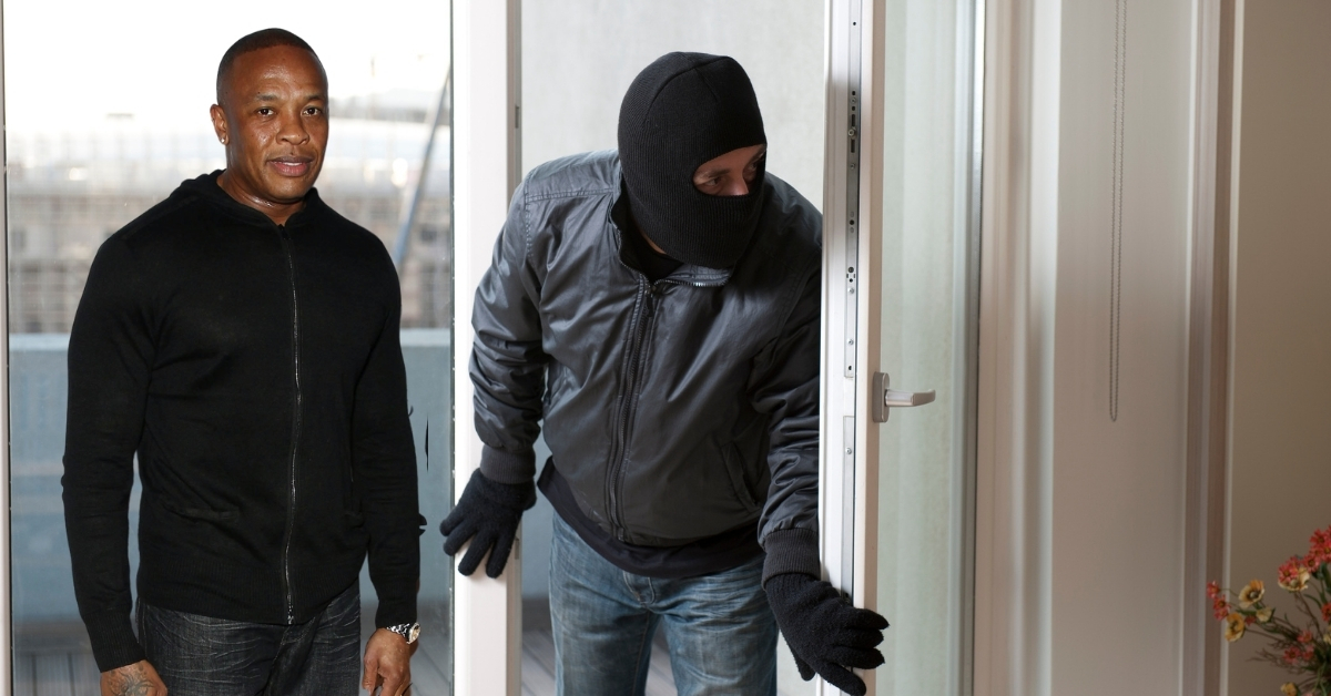 dr. dre and burglar