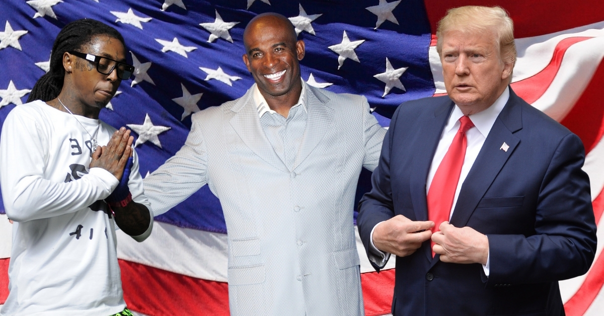 lil wayne deion sanders trump