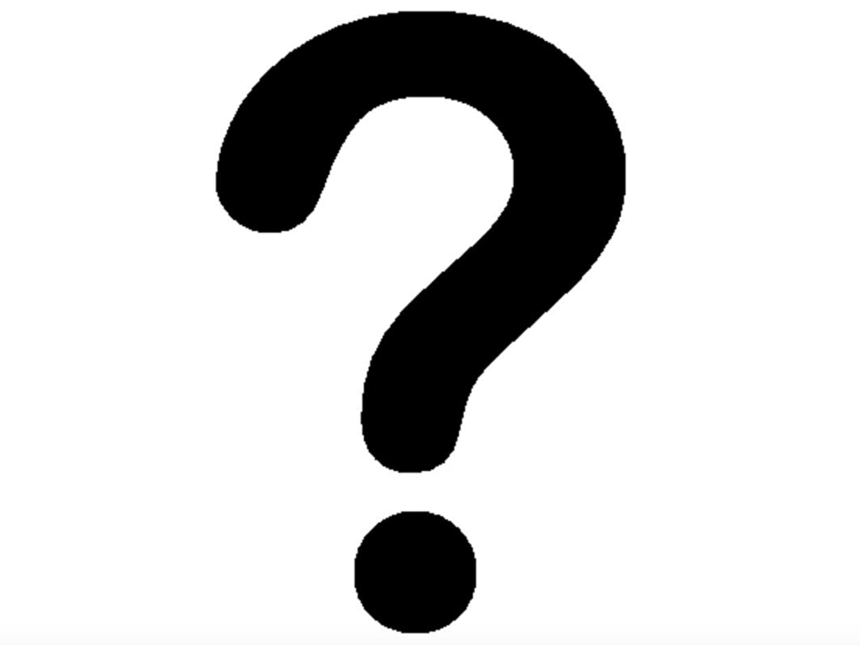 question mark