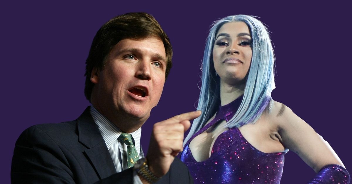 Tucker Carlson and Cardi B