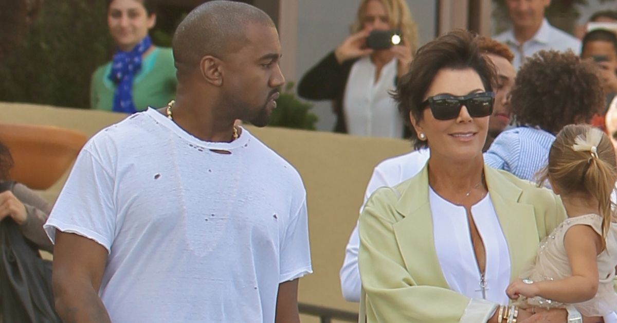 Kanye West and Kris Jenner