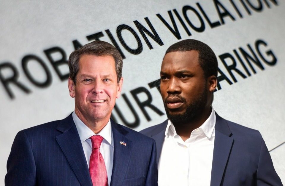 Brian Kemp and Meek Mill