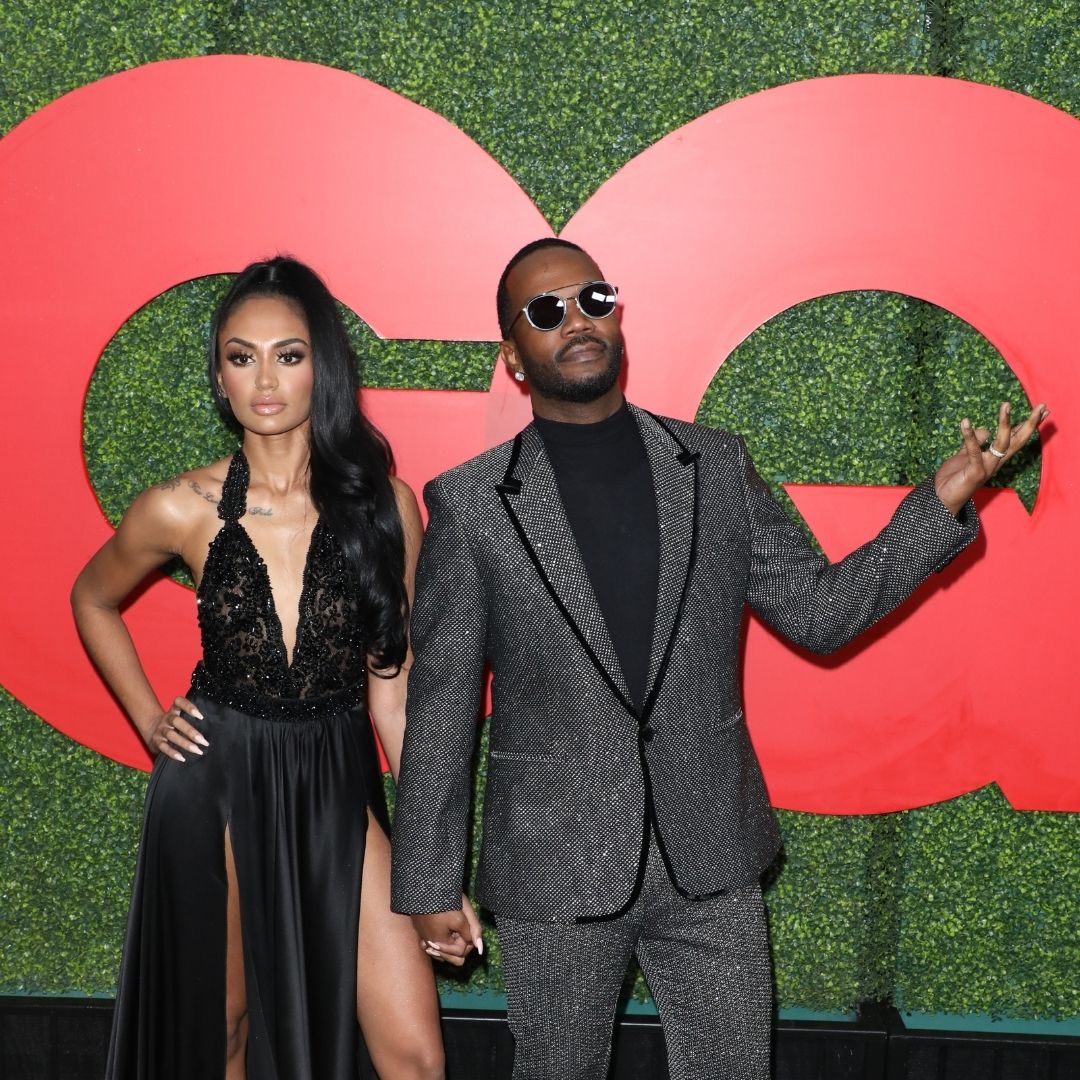 Juicy J and Regina Perera
