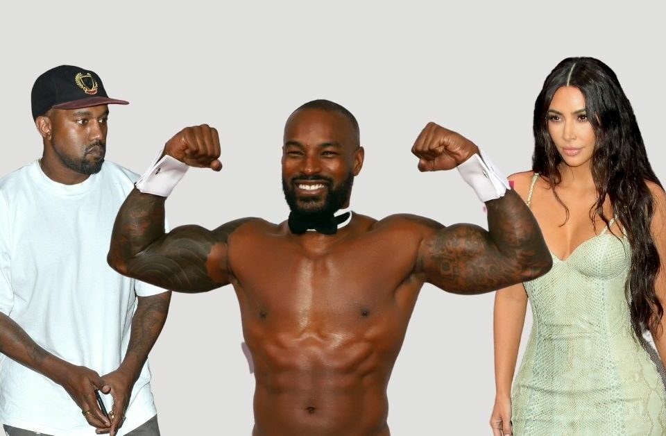 Kanye West, Tyson Beckford, Kim Kardashian