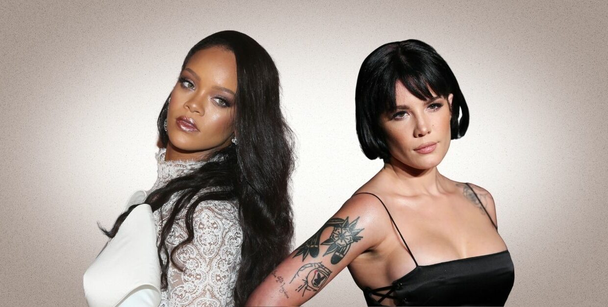 Rihanna and Halsey