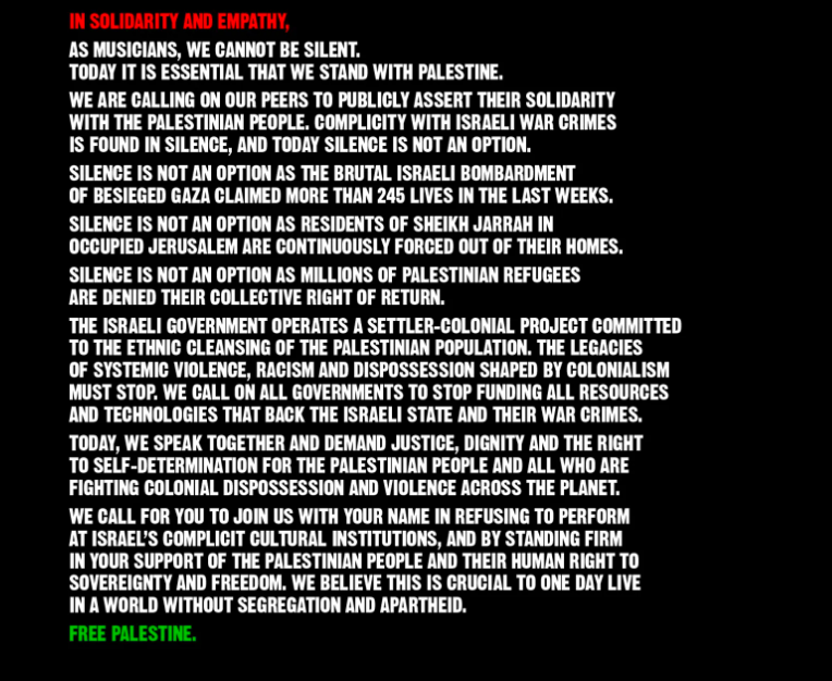 Musicians for Palestine