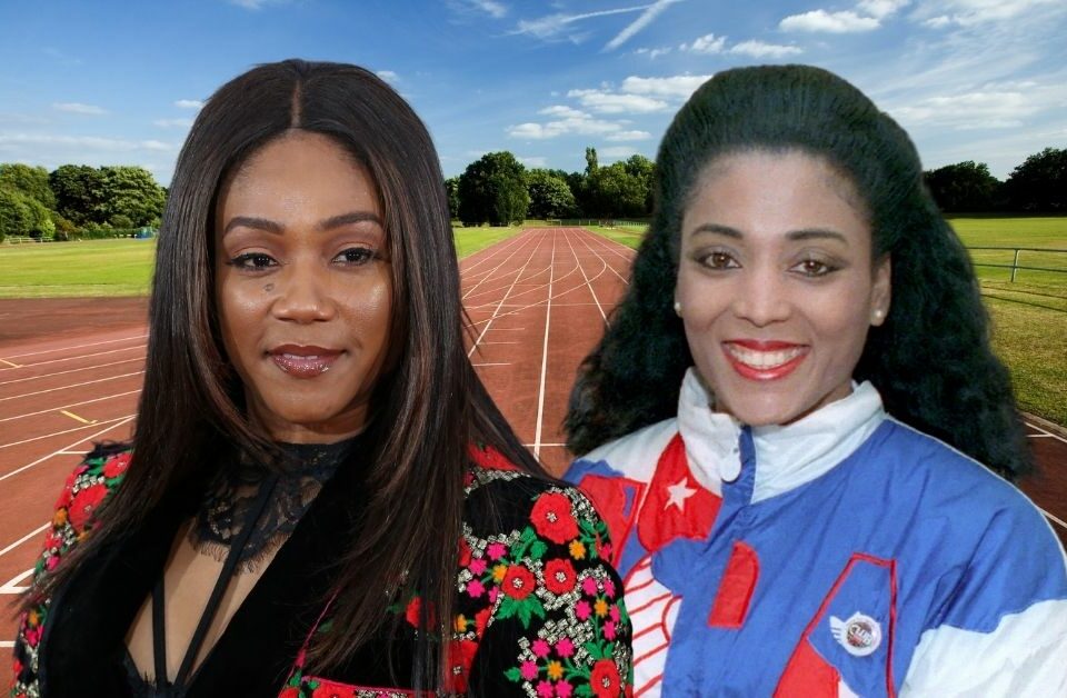 Tiffany Haddish and Flo Jo