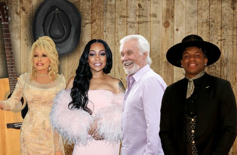 Monica, Jimmie Allen, Kenny Rogers, Dolly Parton