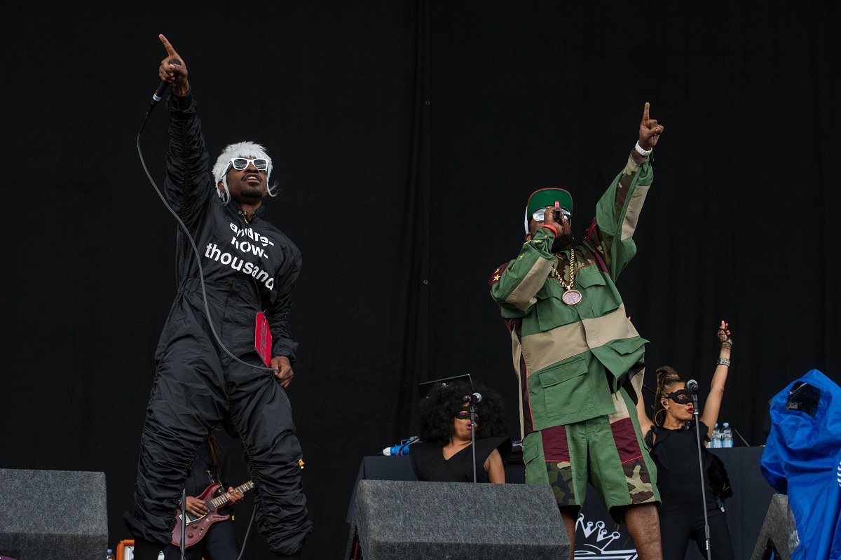 Outkast's Big Boi and Andre 3000 (André 3000)