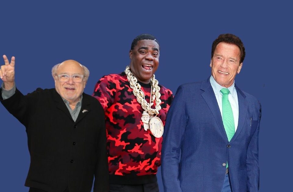 Danny Devito, Tracy Morgan and Arnold Schwarzenegger