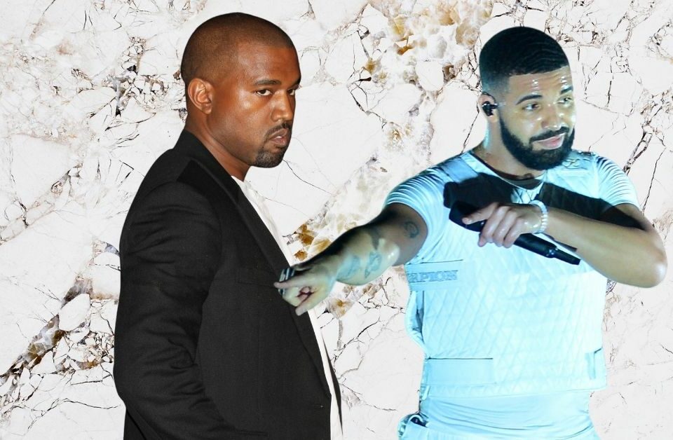 Kanye West and Drake