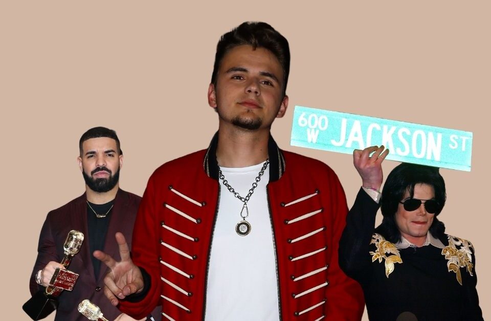 Michael, Prince Jackson and Drake