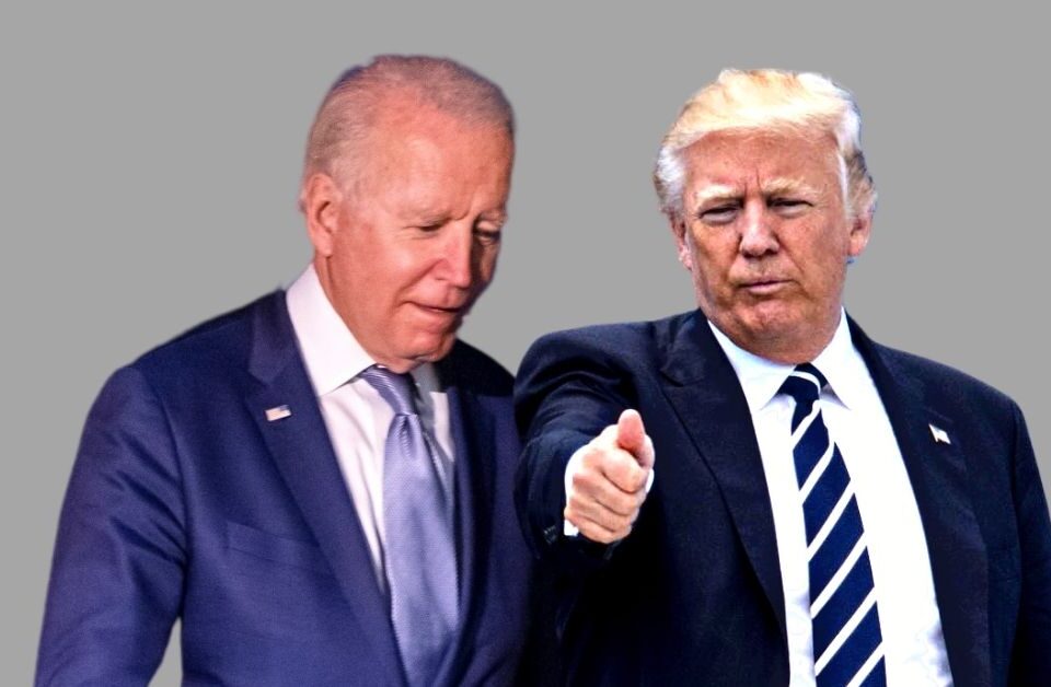 President Biden and Donald Trump