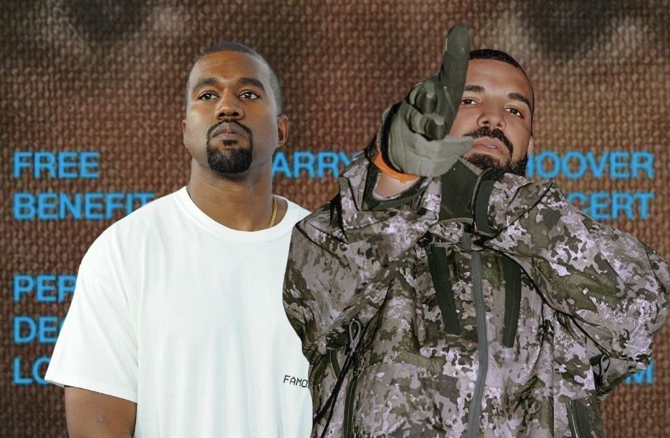 Kanye West and Drake