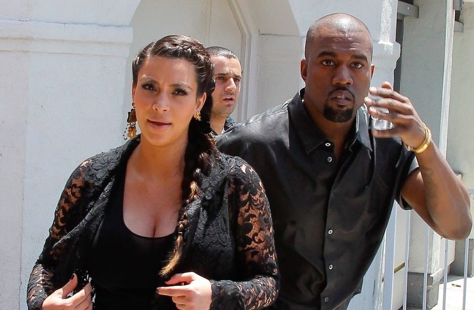 Kim Kardashian and Kanye West
