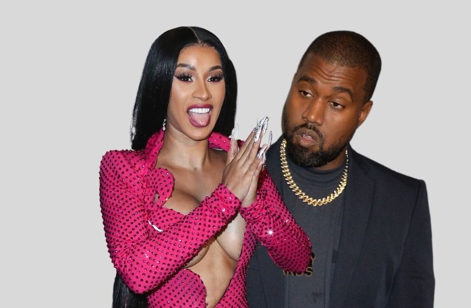 Cardi B and Kanye West