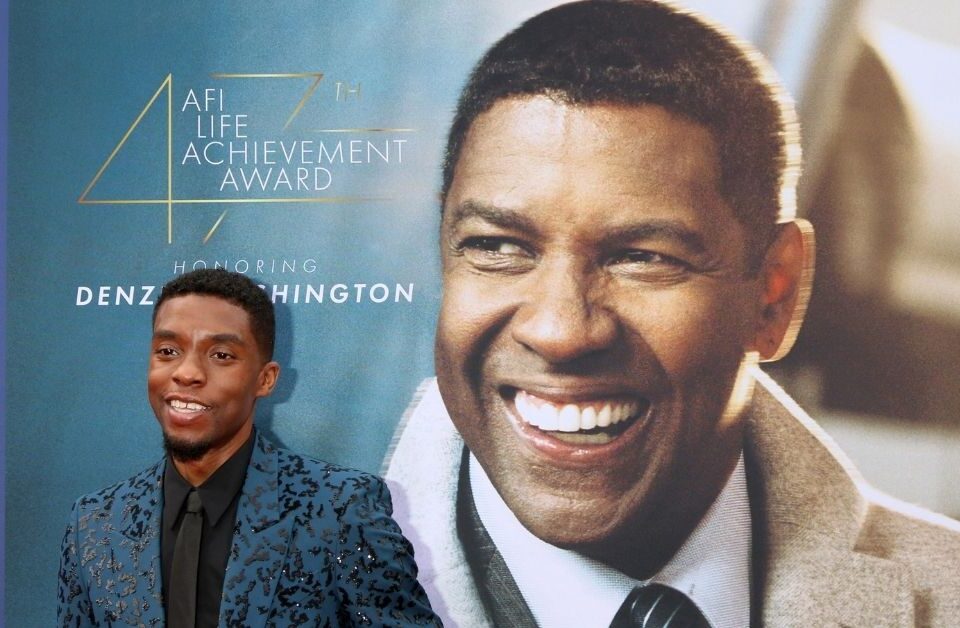Chadwick Boseman and Denzel Washington