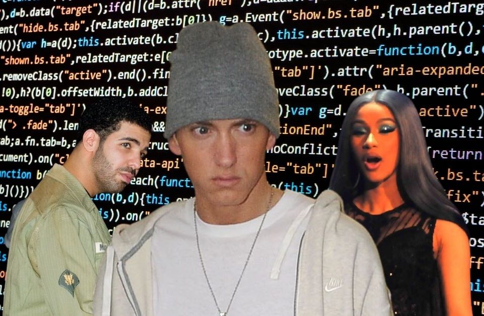 Drake, Eminem, Cardi B