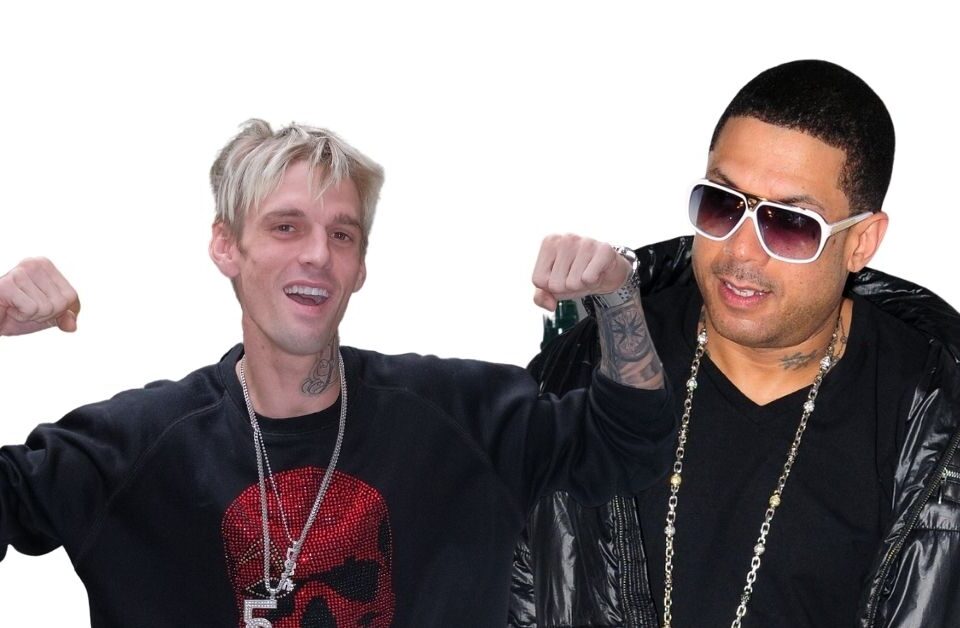 Aaron Carter and Benzino WENN