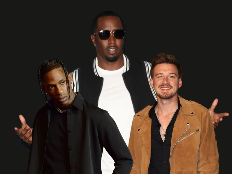Diddy, Travis Scott and Morgan Wallen