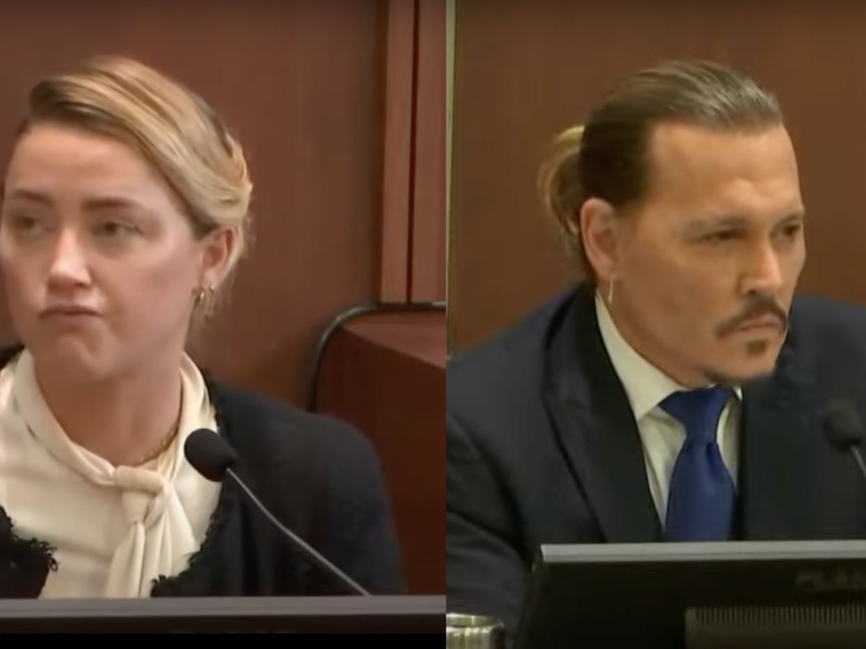Amber Heard and Johnny Depp
