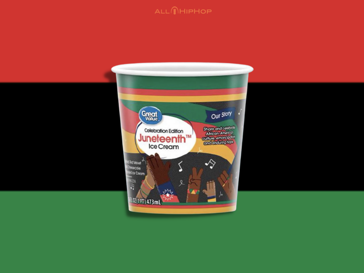 Walmart Juneteenth Ice Cream