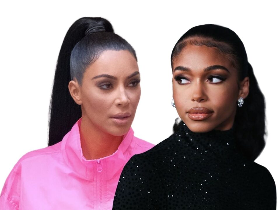 Kim Kardashian and Lori Harvey