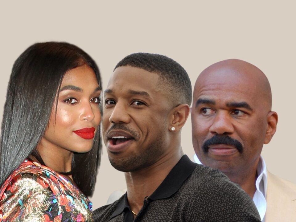 Lori Harvey, Michael B. Jordan and Steve Harvey