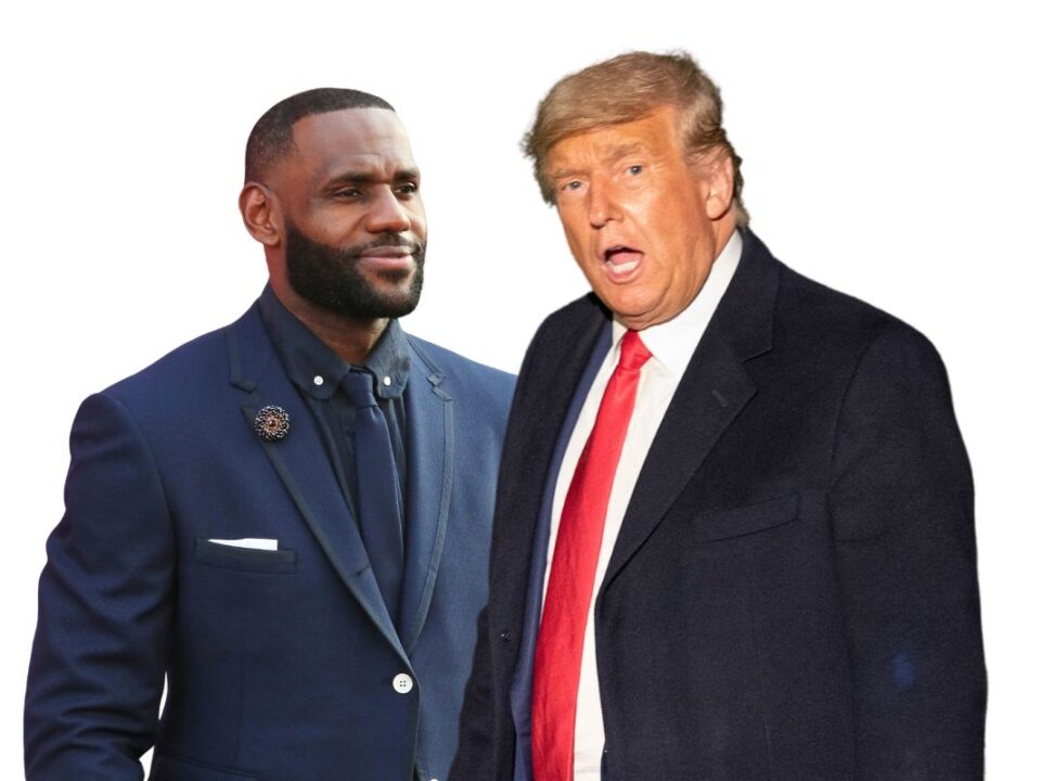LeBron James and Donald Trump