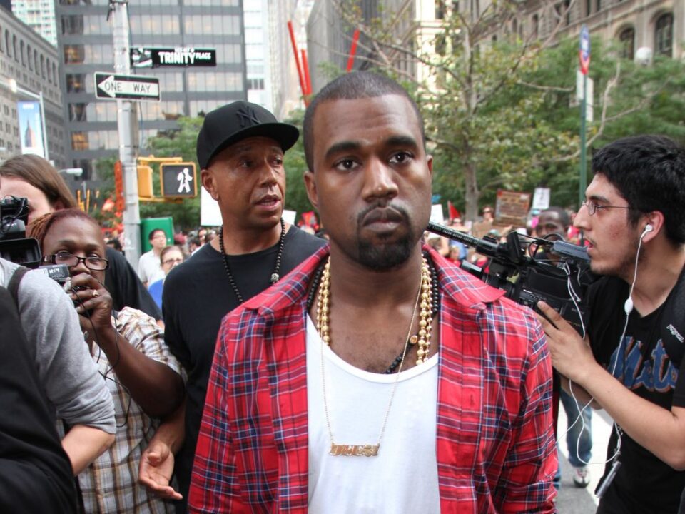 Russell Simmons and Kanye West