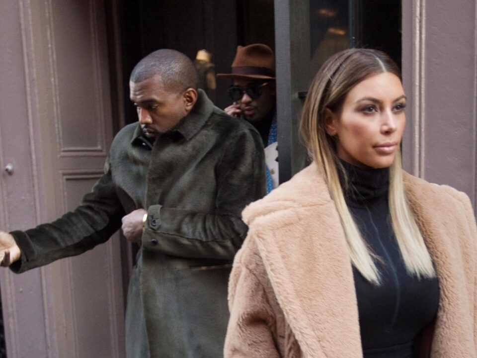 Ye and Kim Kardashian