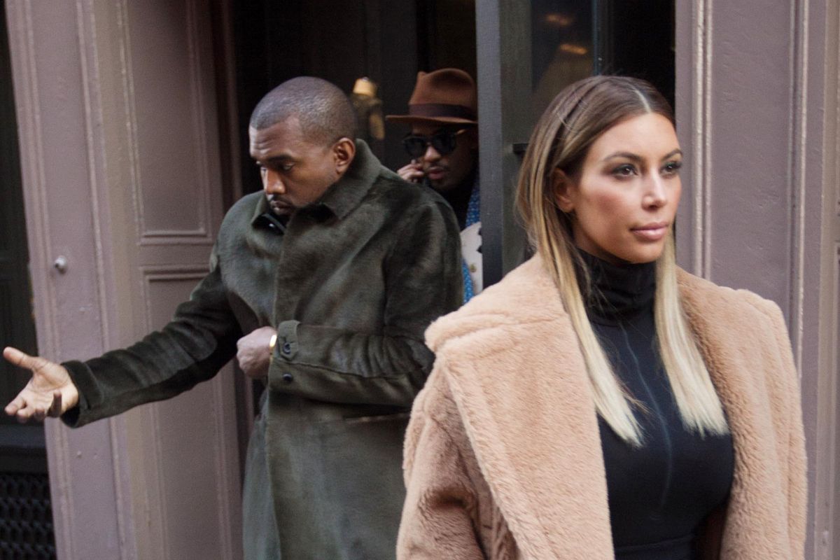 Ye and Kim Kardashian