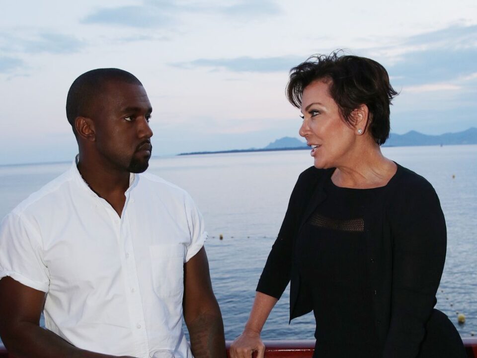 Ye and Kris Jenner