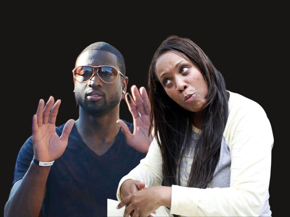 Dwyane Wade and Siohvaughn Funches-Wade