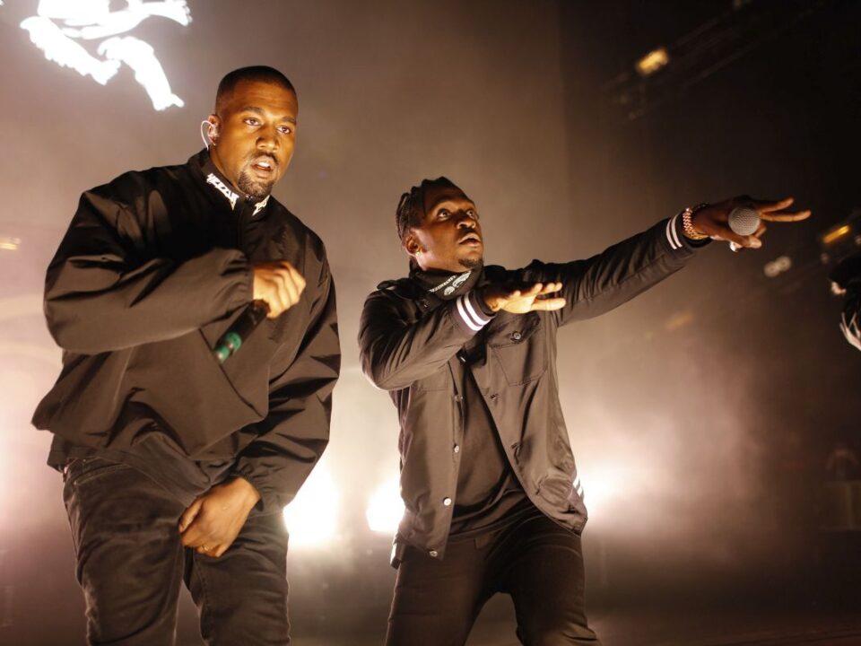 Kanye West and Pusha T