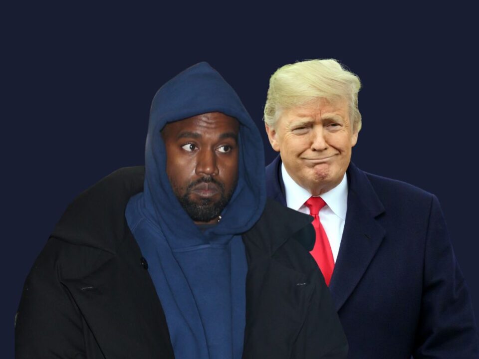Ye and Donald Trump