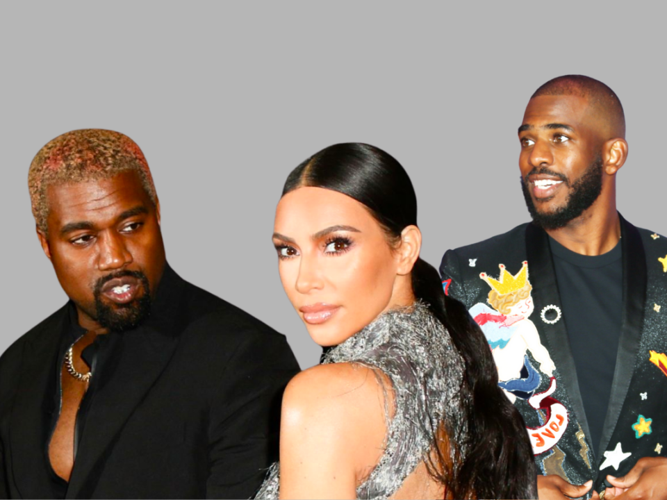 Kanye West Kim Kardashian Chris Paul