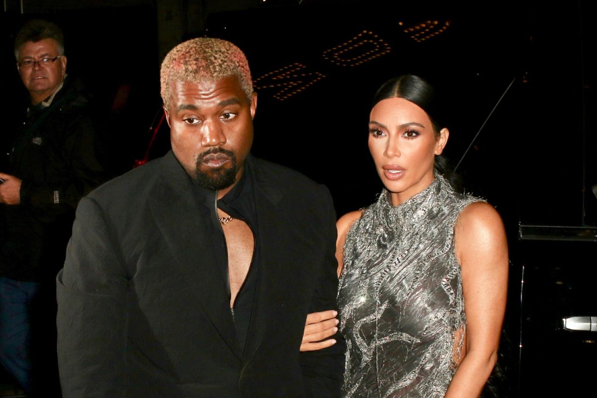 Kanye West and Kim Kardashian