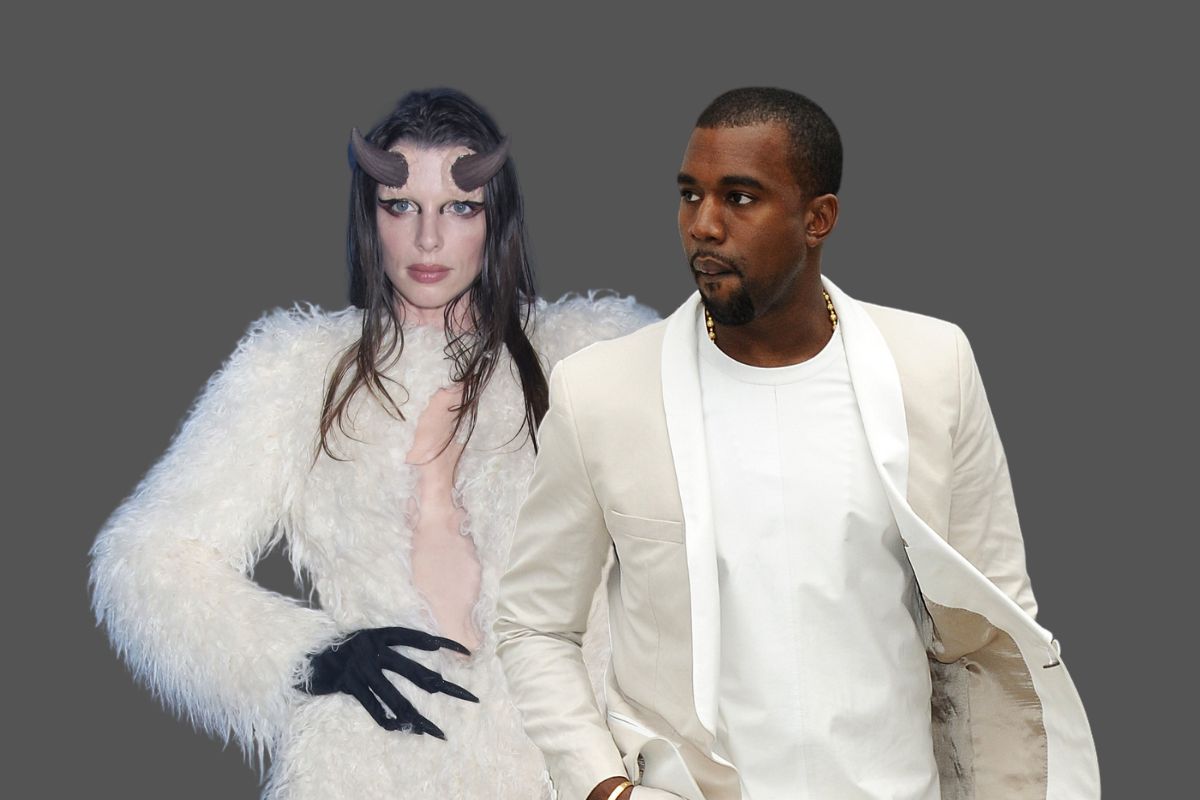 Julia Fox and Kanye West