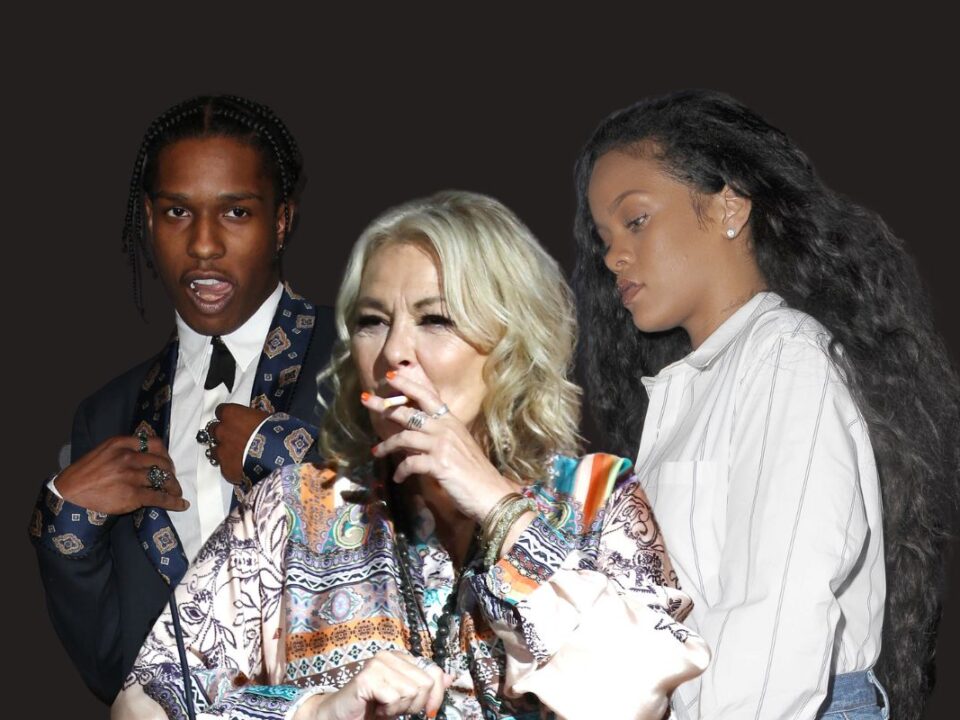 A$AP Rocky, Roseann Barr and Rihanna