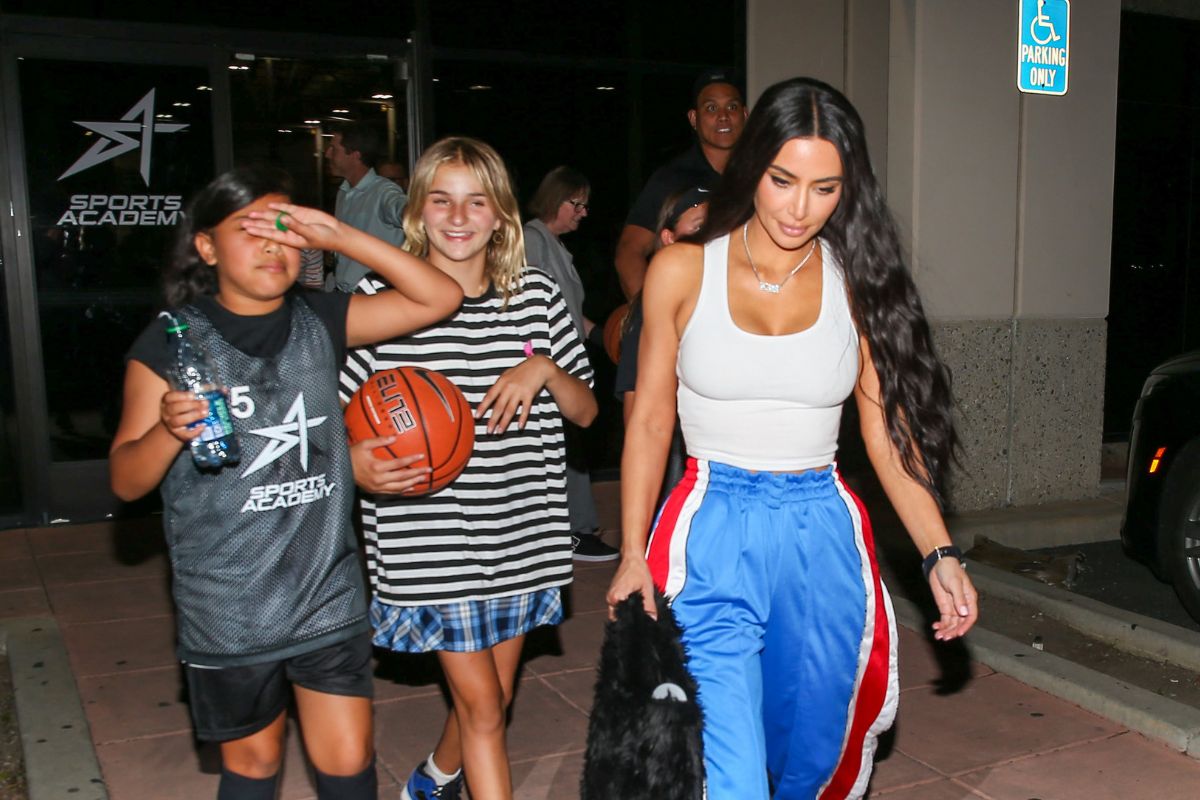 Kim Kardashian and North West
