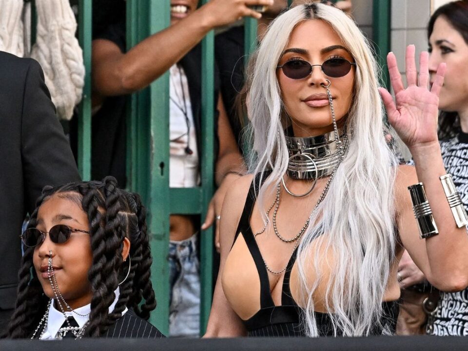 North West and Kim Kardashian