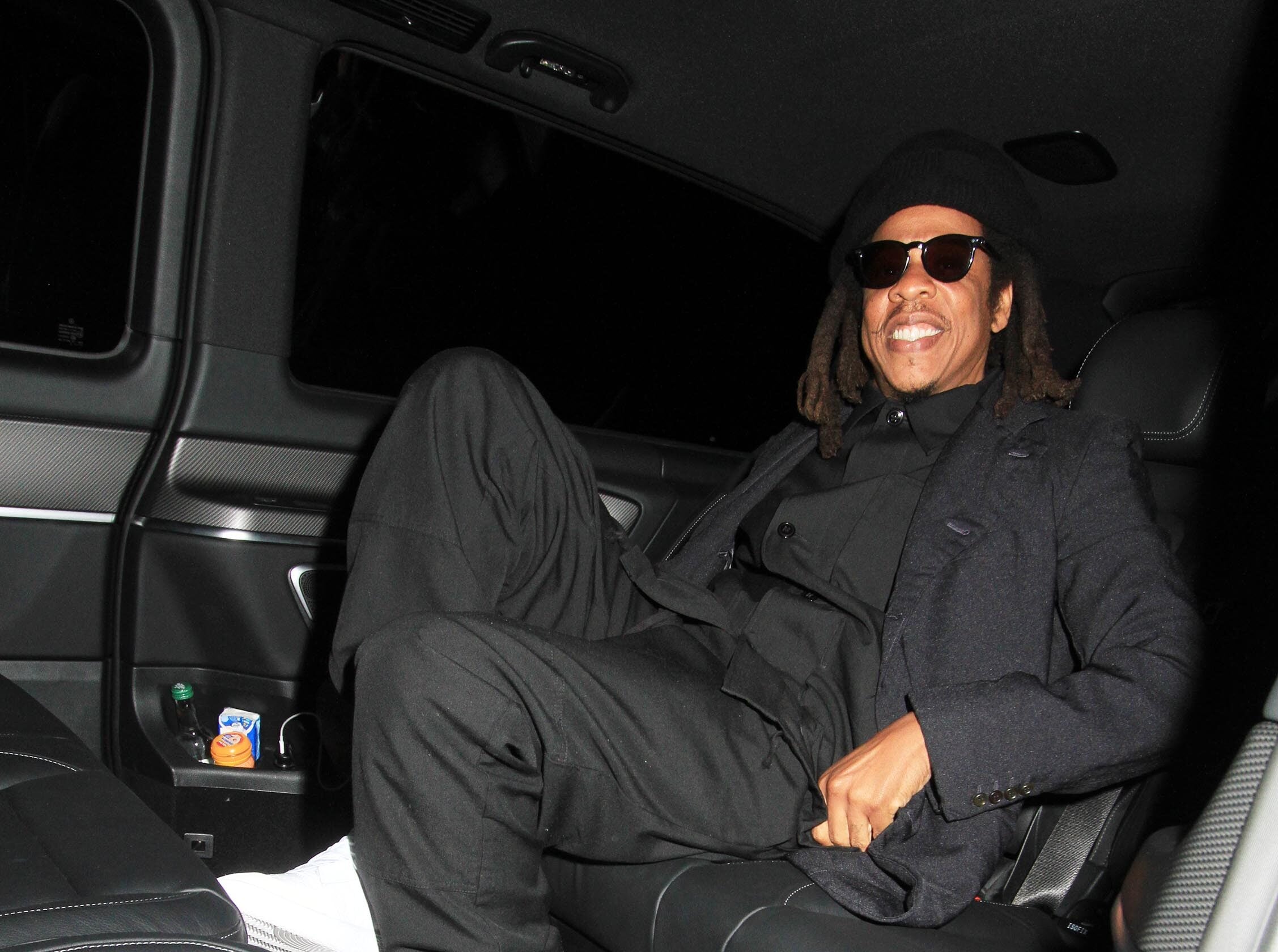 JAY-Z Celebrates Roc Nation & Versace Deal At Super Bowl